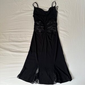 Vintage Whimsigoth Lace Maxi Dress